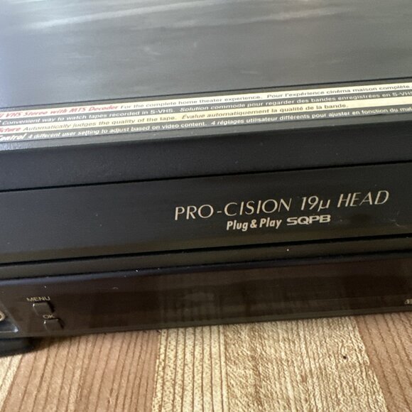 JVC Hi-Fi Stereo SQPB HR-A591U VHS VCR Player 4 Head Nice Tested No Remote VTG - Picture 3 of 8